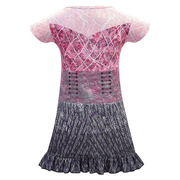 Halloween Disfraz Los Descendientes Descendants 3 Evil Audrey Cosplay Vestido para Niñas